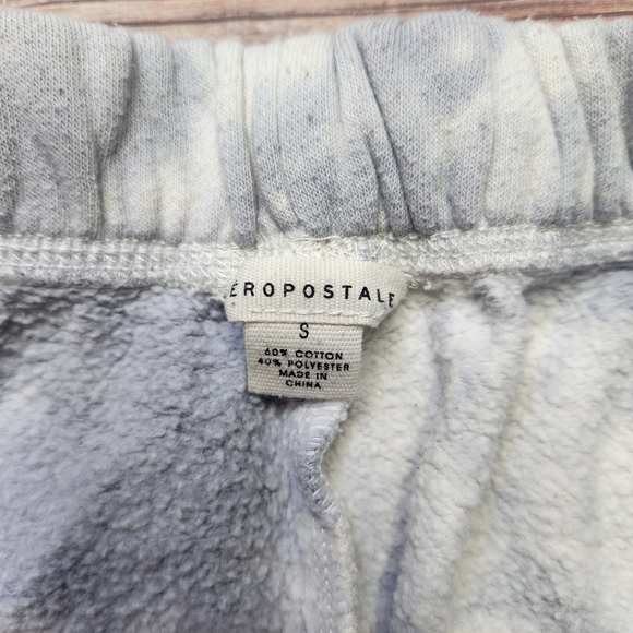 SOLD Aeropostle Blue Tie-Dye Baggy High-Rise Cinched Sweatpants - Picture 5 of 7